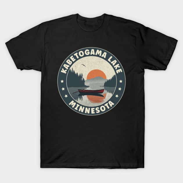 Kabetogama Lake Minnesota Sunset T-Shirt by turtlestart